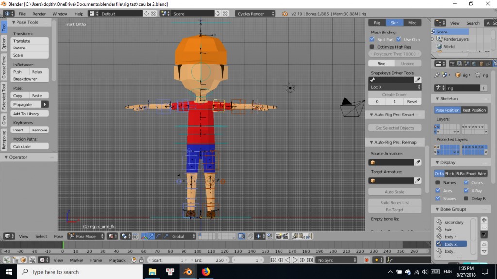Lowpoly rigging preview image 5
